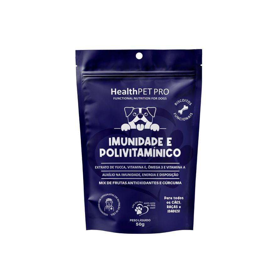 Embalagem Imunidade e Polivitamínico — HealthPET PRO
